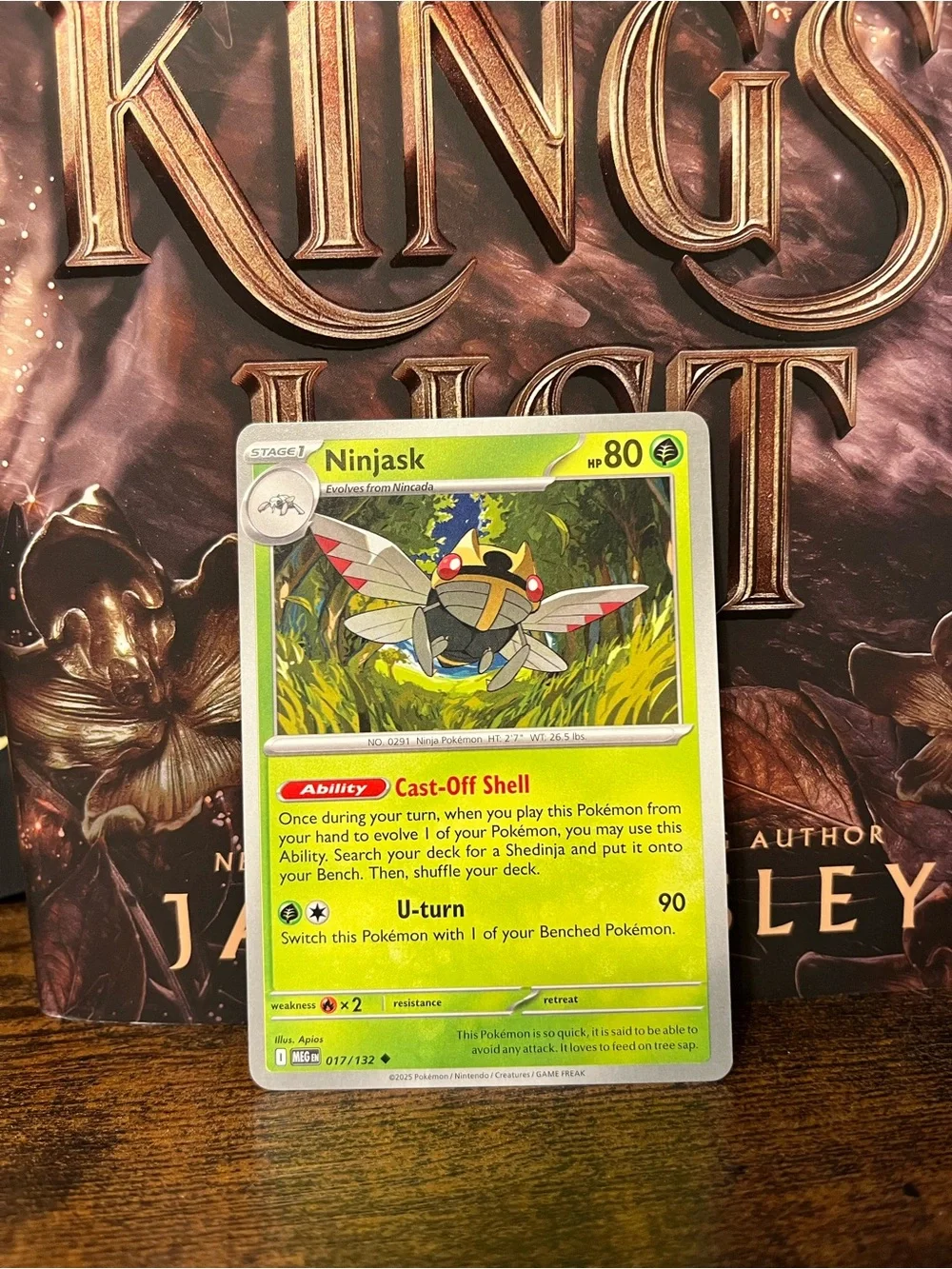 Ninjask Pokémon Card Mega Evolution 017/132